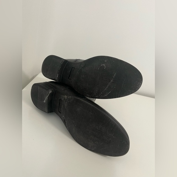 Aldo Black Ankle Boots Chelsea Low Heel Booties Fall Fashion - Picture 5 of 6